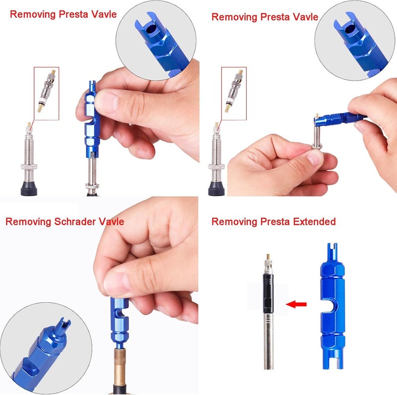 COTOUXKER Tubeless Sealant Injector, Bike Tire Sealant Injector Syringe 2 Ounces with Valve Core Removal Tool for Bike - Image 3
